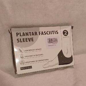 Men's Black Compression Sleeve for Foot Support Heel Protector